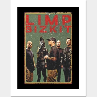 Limp Bizkit | Vintage Rtro Poster Posters and Art